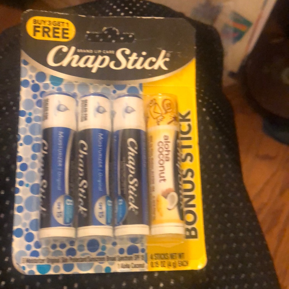 Chapstick 4 pack